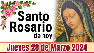 🙏❤️🙏 SANTO ROSARIO de Hoy Jueves 28 de MARZO de 2024 🌹 MISTERIOS LUMINOSOS