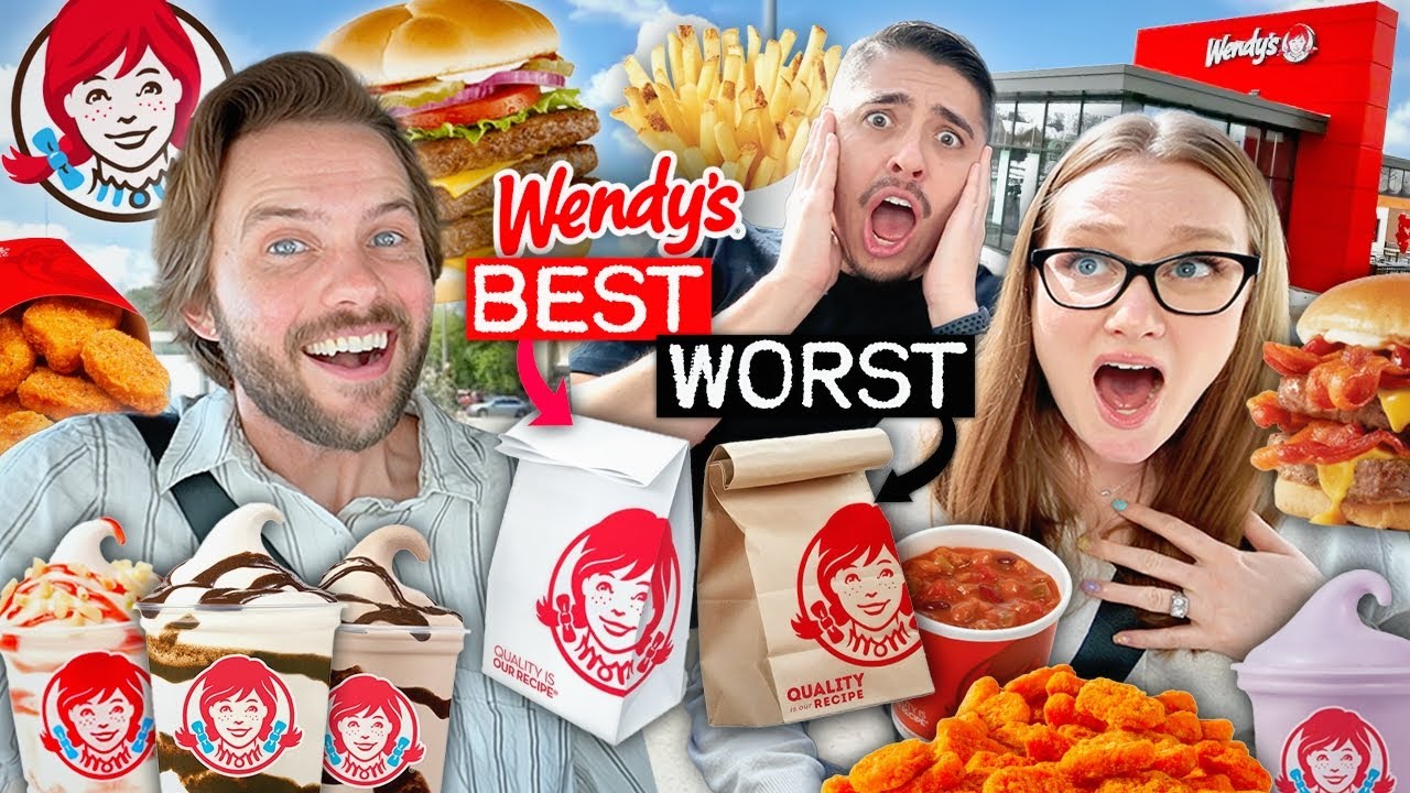 Tasting WENDY’S BEST & WORST SELLING Items!!!