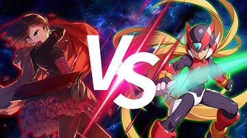 Ruby Rose VS Megaman Zero (Sprite Animation) (RWBY x Megaman)