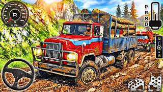 Offroad Mud Cargo Truck Driver Simulator - Transport Mountain Hill Climb Drive - Android Gameplay screenshot 3