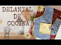 Cómo hacer un Delantal de cocina / How to Sew a Full Apron