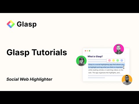 Highlight Web Pages with Glasp | Social Web Highlighter