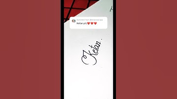 Ketan Name Calligraphy😍 #shorts #trending #viral #youtubeshorts #shortsfeed #live #video #art #love