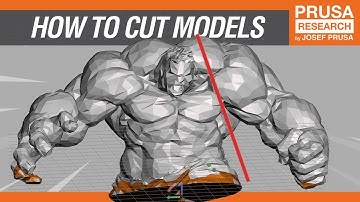 How to cut STL models for 3D printing in Meshmixer