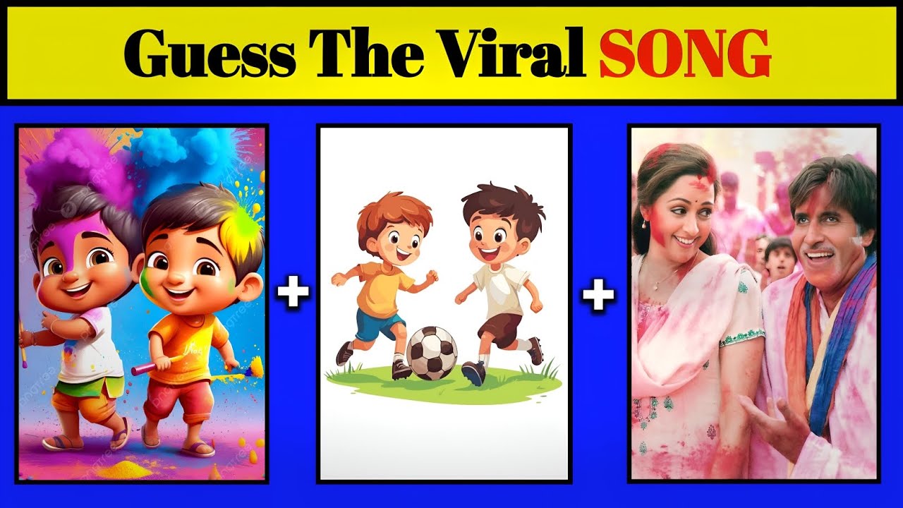 Holi Special: Guess The Bollywood Song by Pictures! 🎨⚽🎬