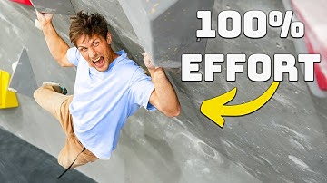 Pushing a Pro Climber to the Limit. Ft Emil  Abrahamsson