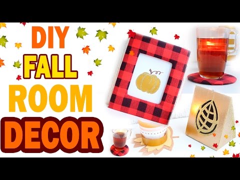 DIY ОСЕННИЙ декор комнаты * Fall Room Decor * Bubenitta