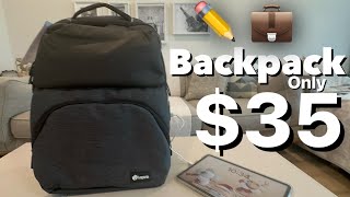 Laptop BACKPACK With USB Port Only $35 | Amazon product review
