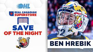Real Canadian Superstore Save of the Night: Ben Hrebik dives across the crease to rob the Rangers