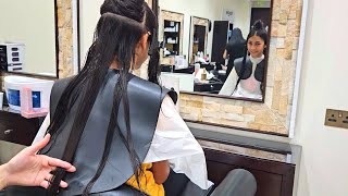 Getting my Haircut the First time in Dubai - Heidi Family Vlog