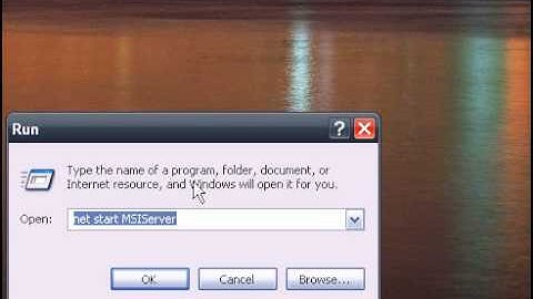 Windows Installer Problem