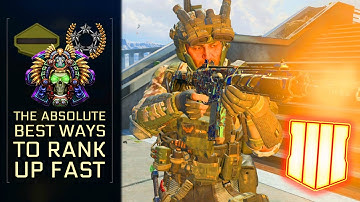 Black Ops 4: The 6 BEST WAYS TO RANK UP FAST