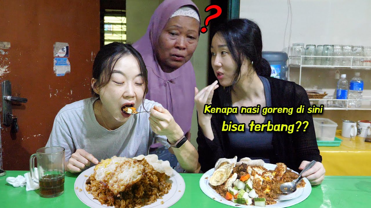 Parah Nasgor Indonesia terbang sendiri masuk ke tenggorokan!!🤣🤣