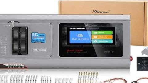 REVIEW Xhorse VVDI Multi-prog  ECU Programmer Pro-level Programmer Tool Newly Support ECU TCU Read/W
