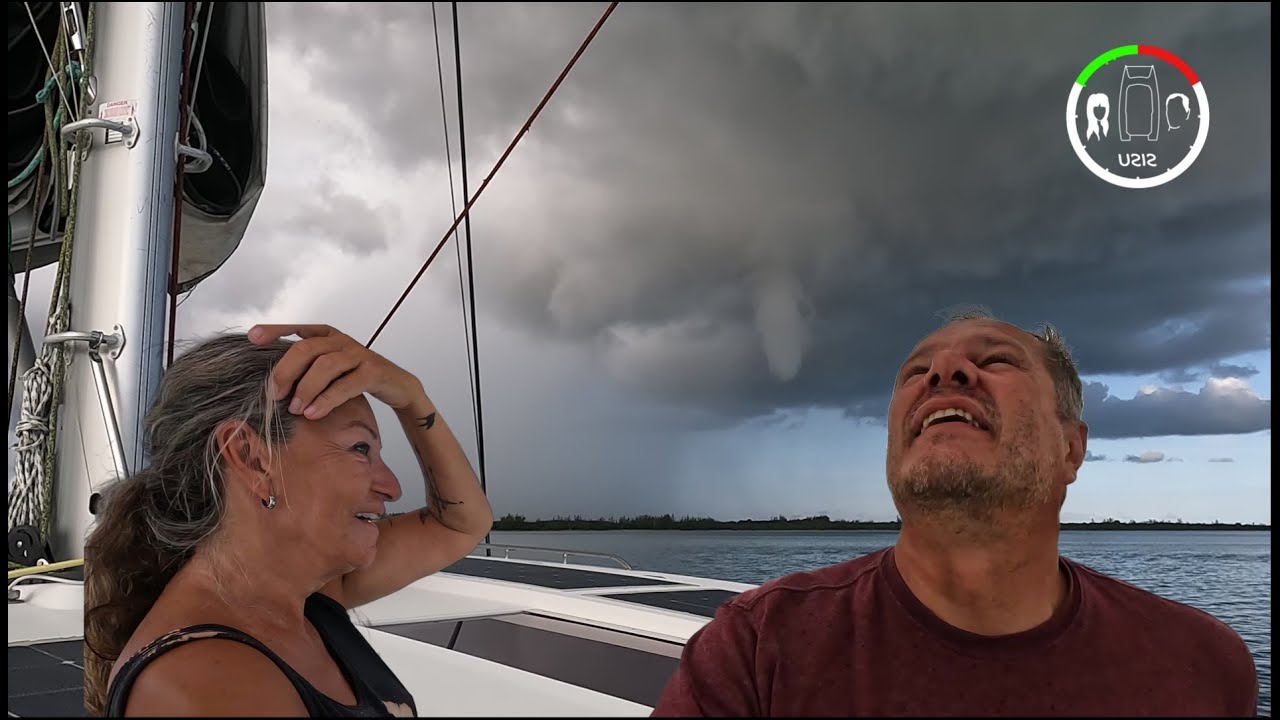 #230 Heading SOUTH into UNEXPECTED STORMS and HURRICANE season | Sailing Sisu Leopard 45 Catamaran