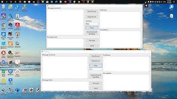 RSA Encrypt Decrypt with Client Server TCP/IP