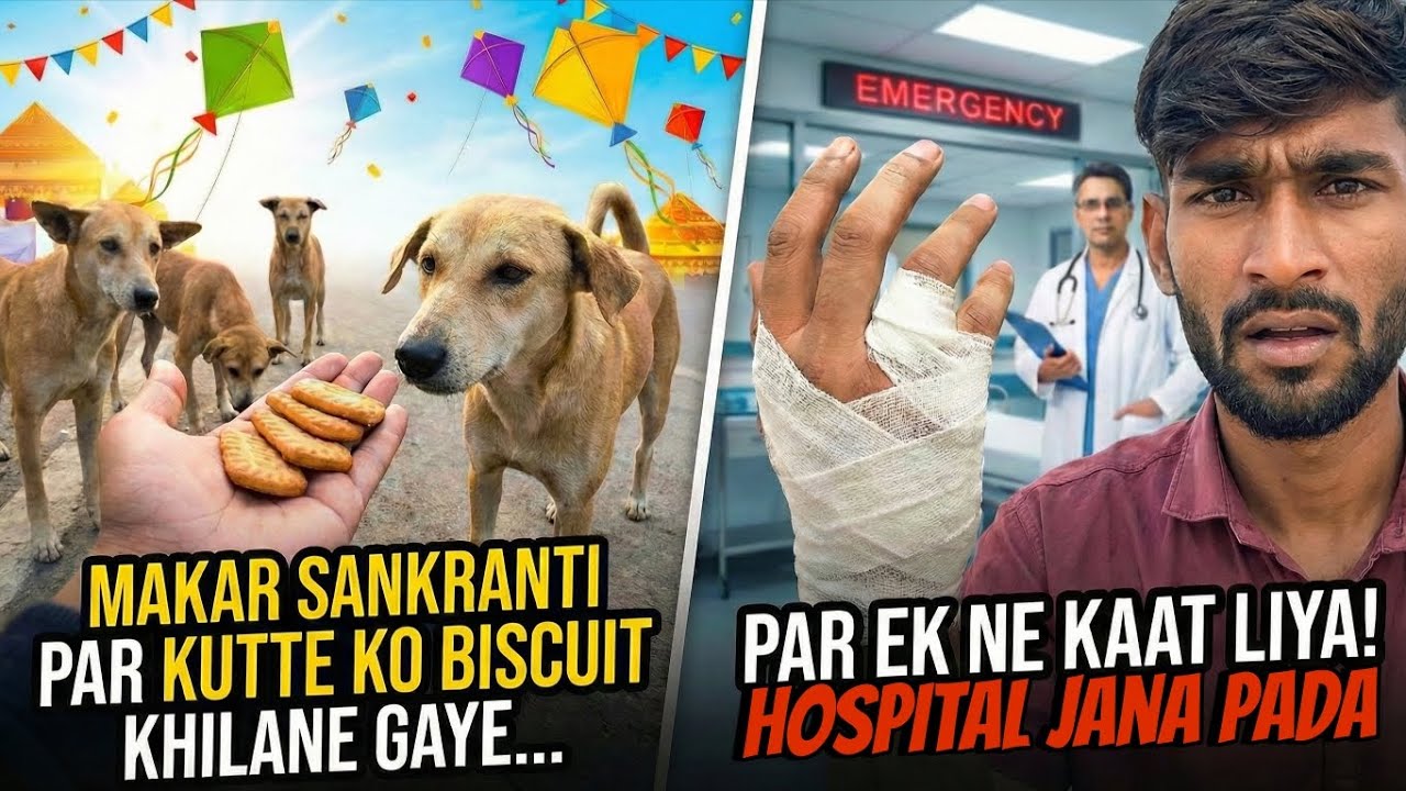 Makar Sankranti Pe Kutta Kaat Gaya! (Vlog) 💉🦴