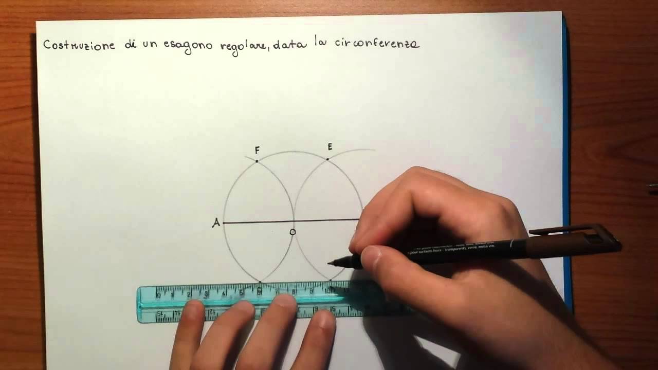 Costruzione Di Un Esagono Data La Circonferenza