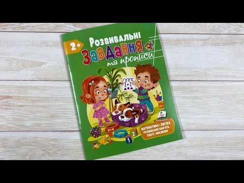Книга розвивальні завдання та прописи для малюків 2-3 років ранній розвиток математика логіка моторика пам'ять, видео 1