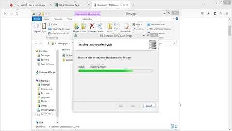 sqLite DB Browser. Herramienta visual, GUI. Descargar e instalar. Gratis. Open source.