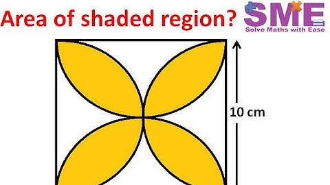 Find the Area of Shaded Region | Maths | Circles and Square | IMO Olympiad