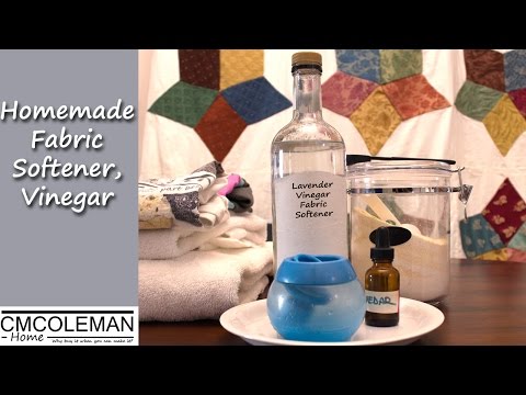 Homemade Fabric Softener - Scented Vinegar