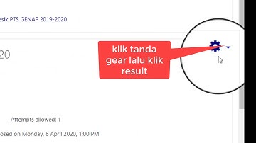 MELIHAT HASIL UJIAN SISWA PADA E-LEARNING BERBASIS MOODLE