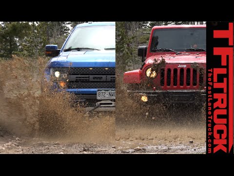 Ford Raptor vs Jeep Wrangler (Part 1): The Ultimate Off-Road Mashup Challenge
