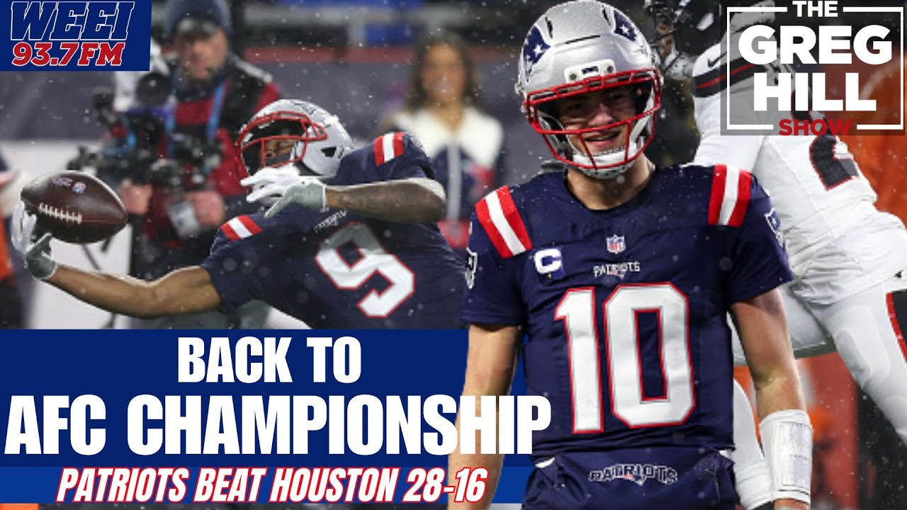 'Gutsy'! Patriots' Defense INTs Stroud 4 Times- NE Headed to AFC Title Game ||The Greg Hill Show!