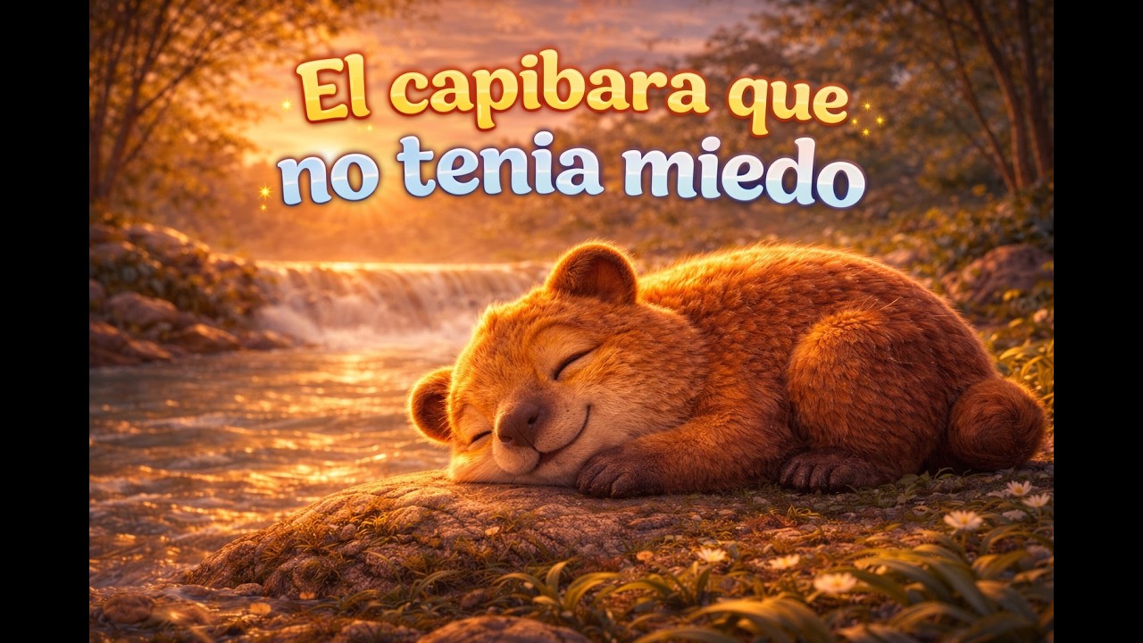 El capibara que no tenía miedo 🦫✨ | Cuento infantil sobre valentía y calma | Cuentos para niños