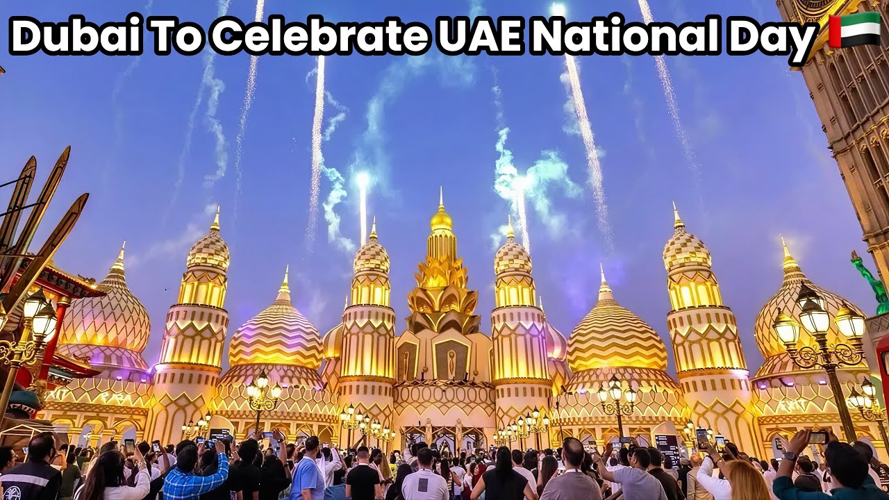 Global Village Dubai , Dubai celebrate UAE National Day , 2 December 2025 , 4K Walking Tour 