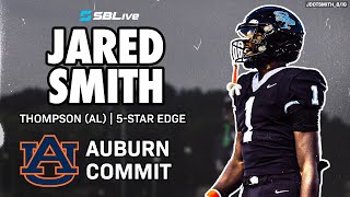 JARED SMITH BECOMES AUBURN'S SECOND 5⭐️ PLEDGE WITH COMMITMENT TO TIGERS 🏈