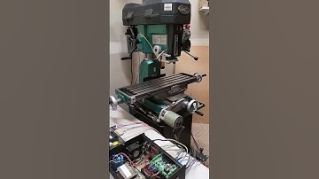 First moves on Grizzly G1006 with CNC mods