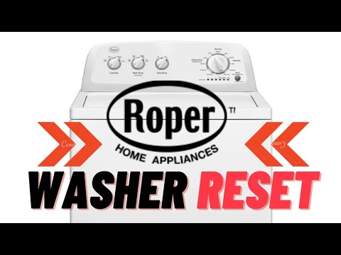 Roper Washing Machine Troubleshooting Guide