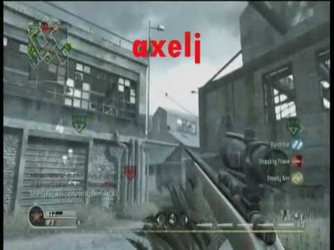 axeljolink "The Only Thing" minitage cod4 no scope sniper