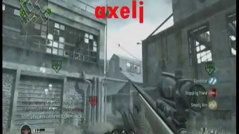 axeljolink "The Only Thing" minitage cod4 no scope sniper