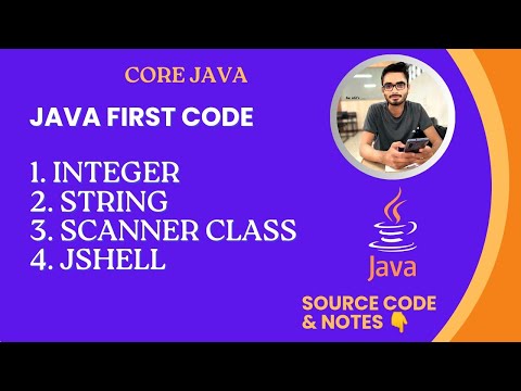 Java program to print Integer, String, Scanner class?, Jshell? #java #javadevelopers #coder