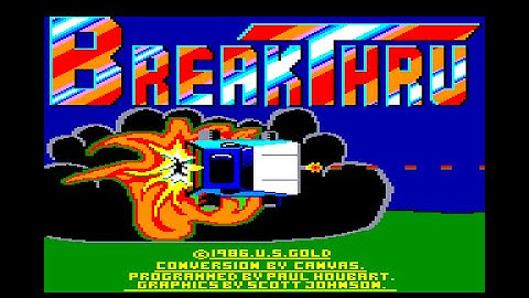 BreakThru Review for the Amstrad CPC by John Gage