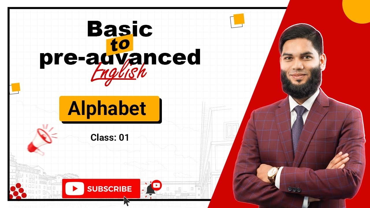 English Lab Basic to Pre-advanced Course | Class 01 | Alphabet ...