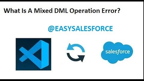 #Salesforce : What Is A Mixed #DML #Operation #Error in #salesforce #viral #trending  #shorts