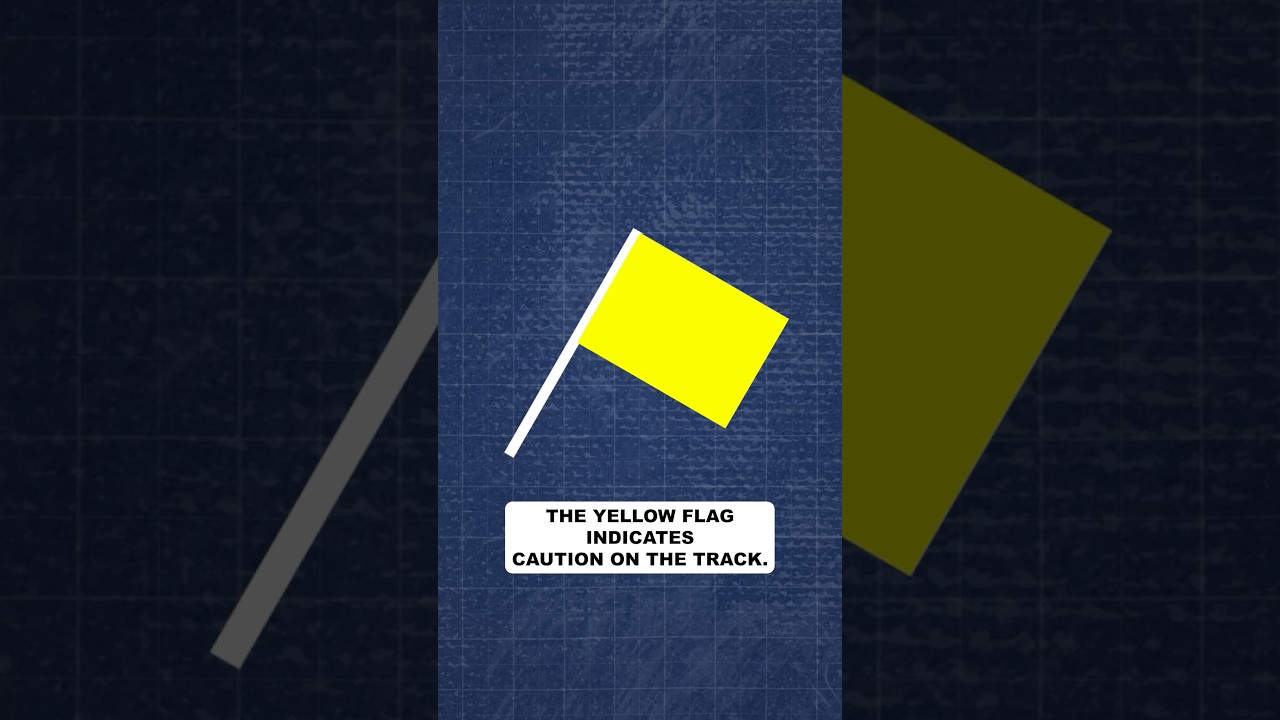 Yellow Flags in Racing 🟨🏎️ #motorsports #racing #formula1 #shorts  #miamigp #f1 #nascar