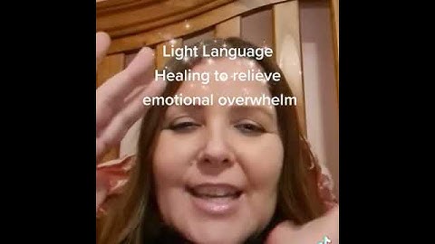 Light Language Healing to relieve emotional overwhelm 💛 (Short light burst)