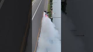 How to leave a car show in Mexico. Toyota Supra BURNOUT