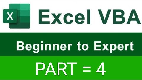 Excel VBA Part 4 basic to advanced Creating Your First Macro From Scratch.