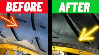 How To Get Rid Of CHICKEN STRIPS On New Tires