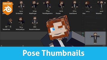 Animate Faster with Pose Library Thumbnails | Blender 2.9 Animation Tutorial