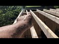 How to construct a garden room timber flat roof