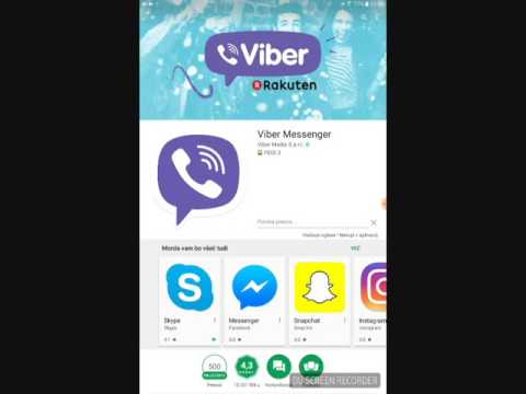 Viber namestitev
