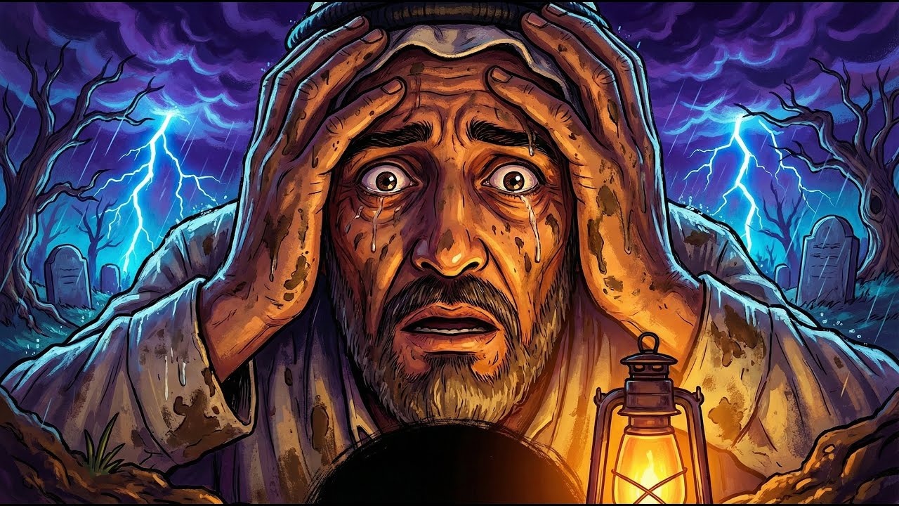 قصة سارق القبور.. والصدمة المرعبة التي وجدها تنتظره داخل القبر!!!