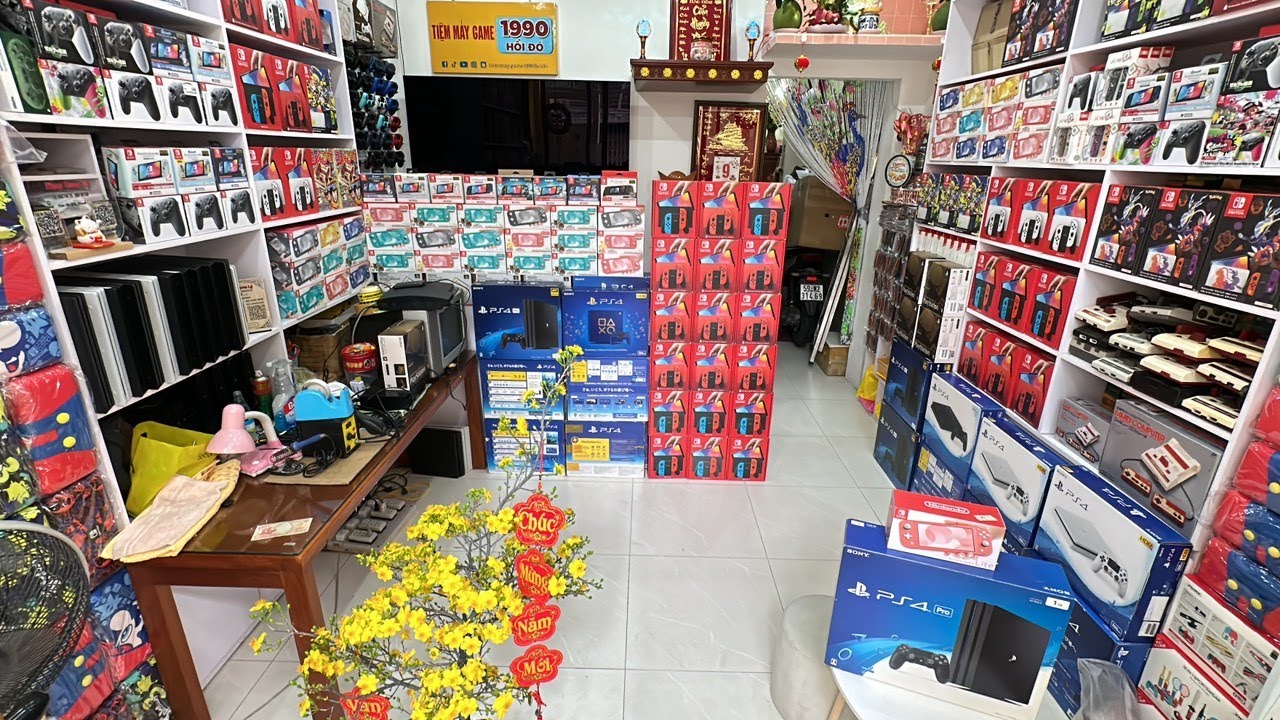 Cửa Hàng Bán Máy Chơi Game: Tiệm Máy Game 1990 hồi đó & Shop Game Lý